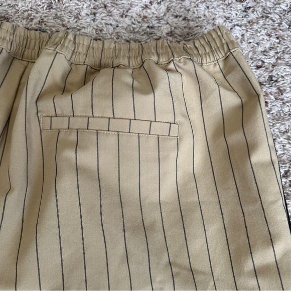 La Ligne for Target Beige Pinstripe Wide Leg Pants Elastic Waist Women’s Size 1X - Picture 14 of 15